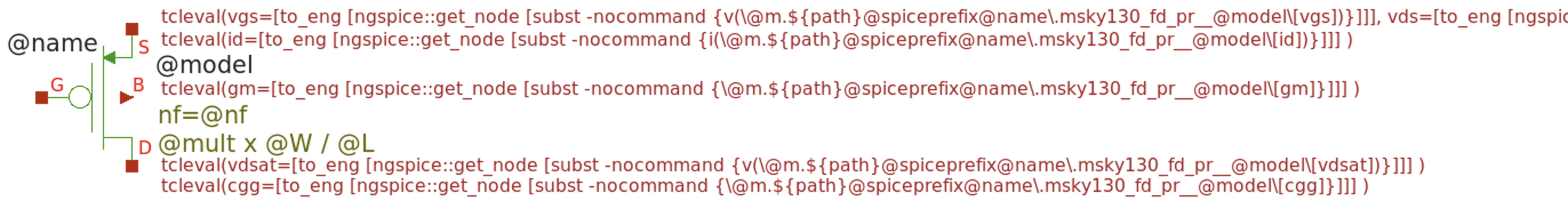 Modified 1.8V PMOS symbol