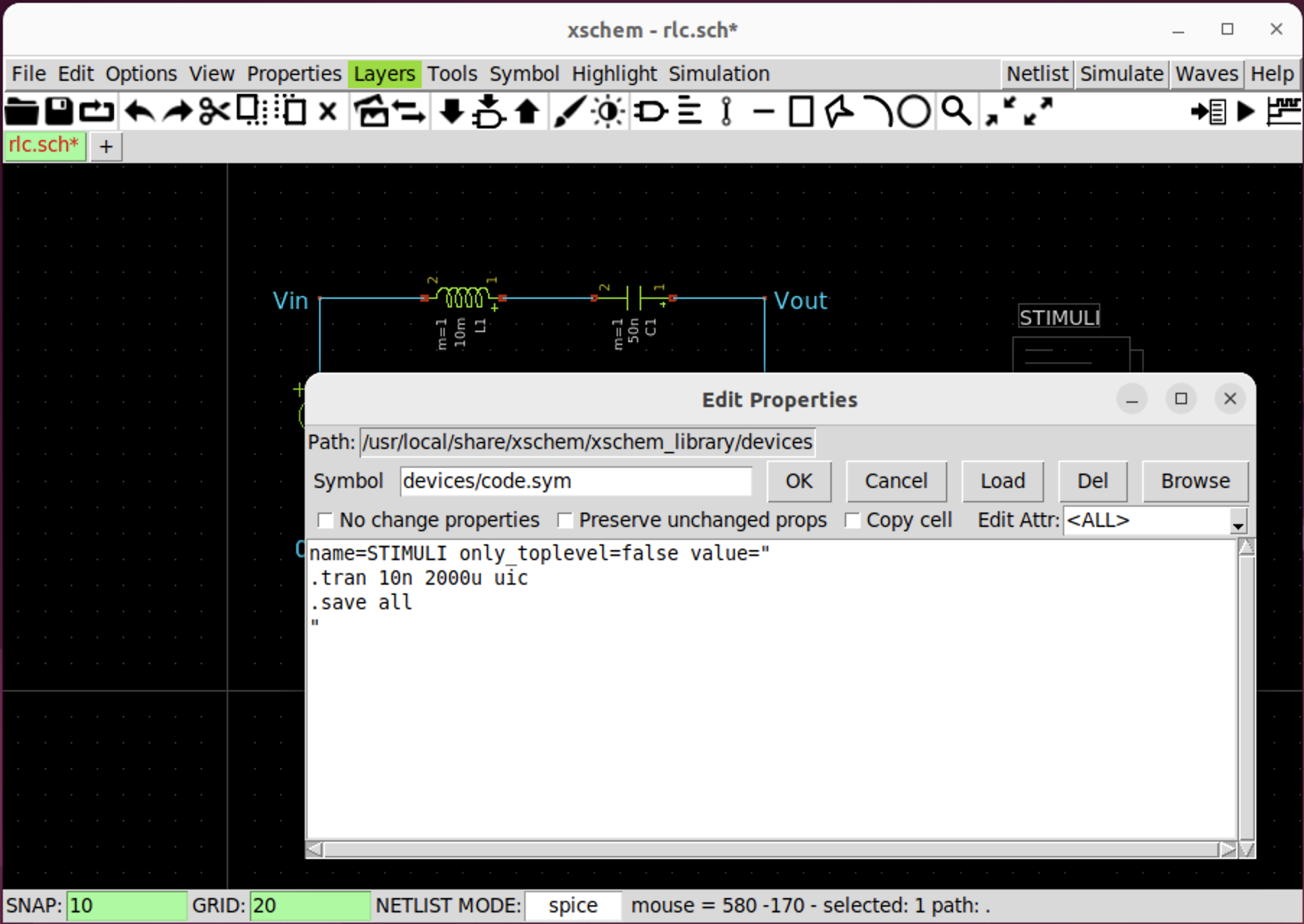Add simulation stimulus