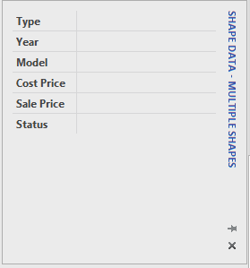 shape data template