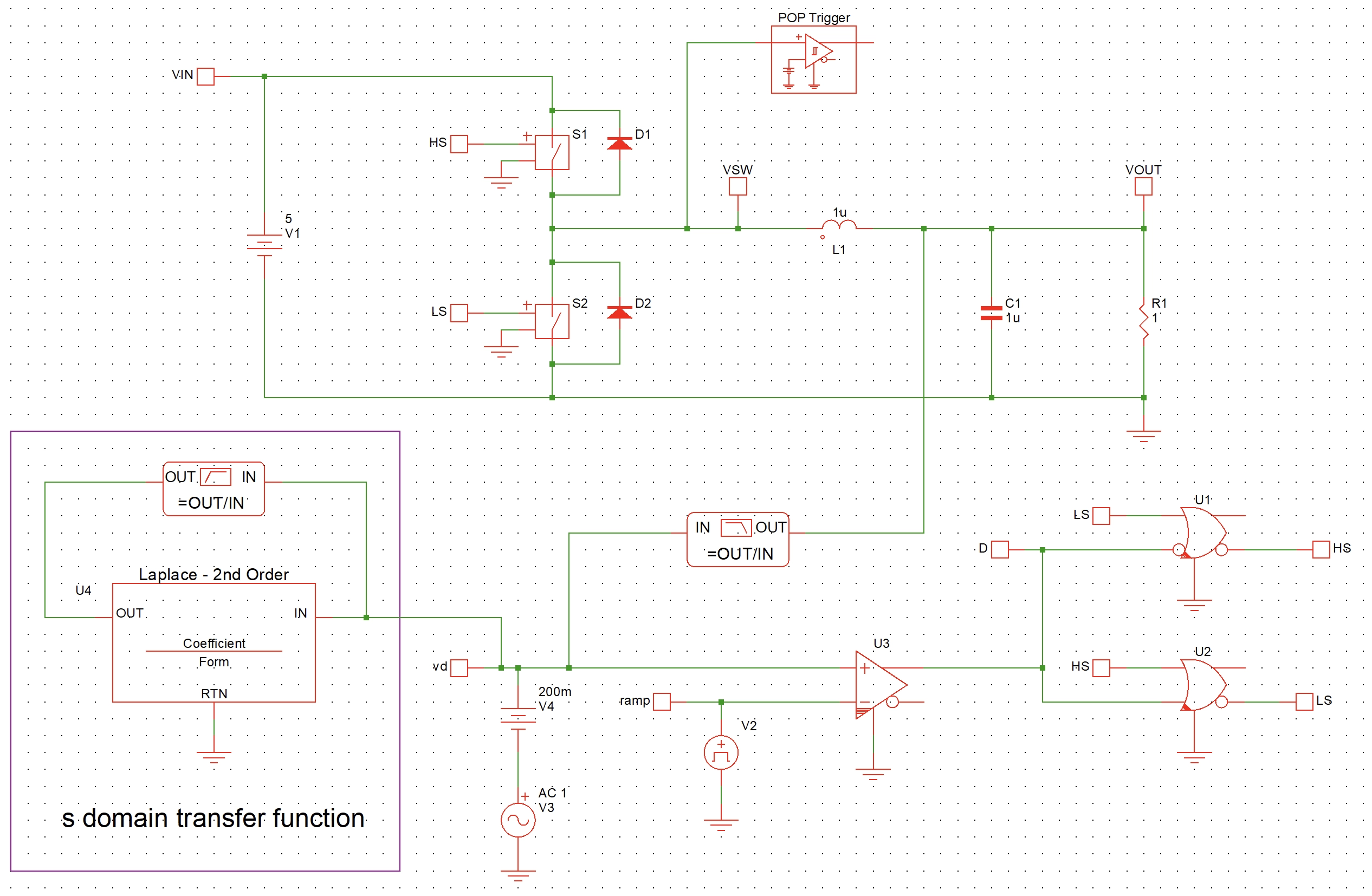 Updated open-loop Buck converter model