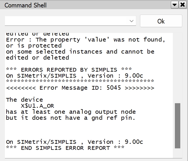 Step 10 - error message