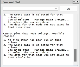 Step 14 - warning message from the command shell window