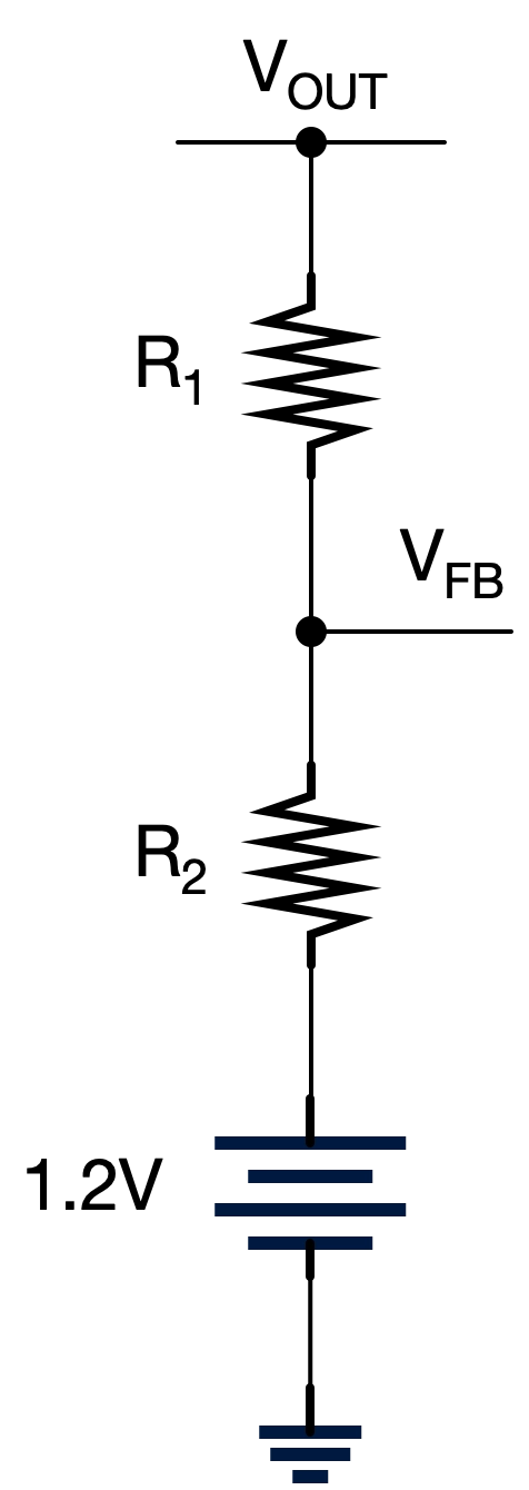 Feedback resistor of the IBB converter