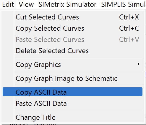 Copy simulation data