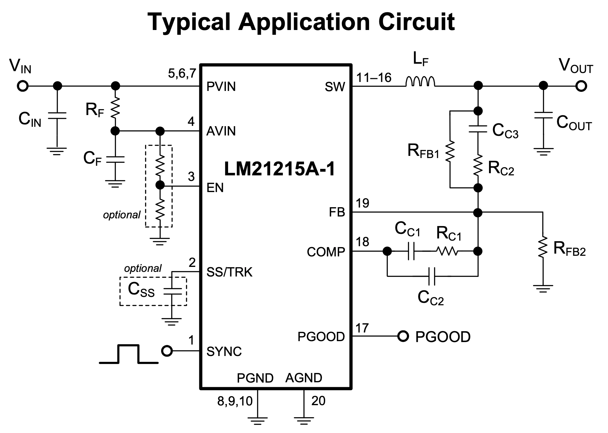 LM21215A block diagram